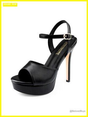 Open Toe Strappy Platform Stiletto Heels